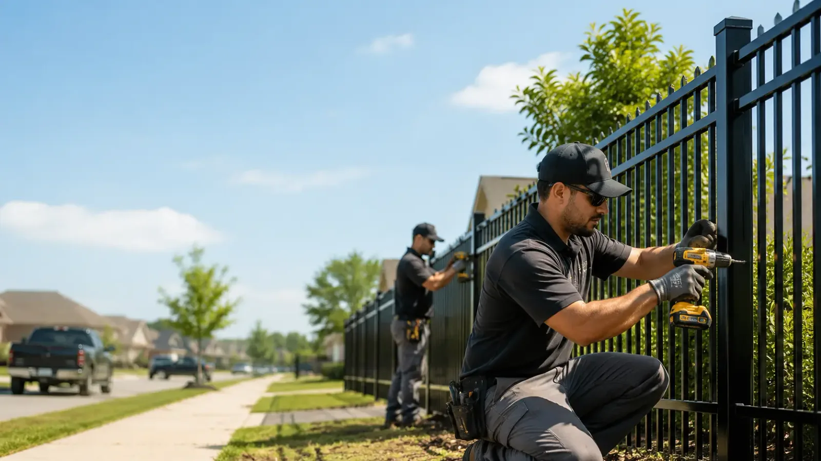 Metal Fence Installation in Elizabethtown, IN